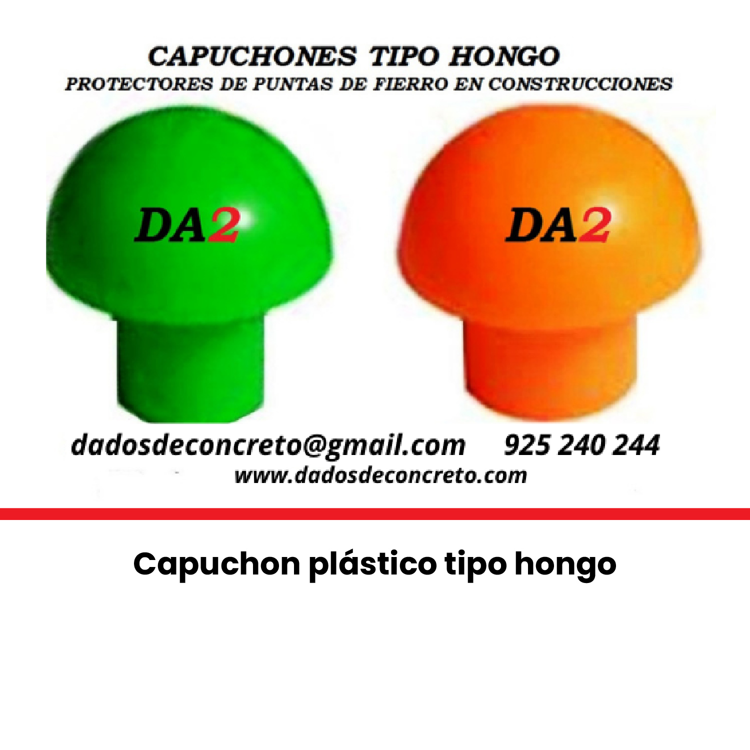 Imagen del producto CAPUCHON DE SEGURIDAD TIPO HONGO